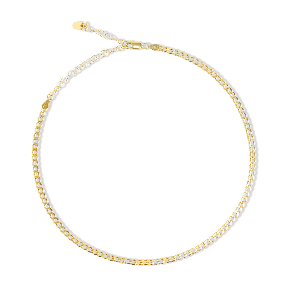 Curb Chain Choker Necklace - The M Jewelers