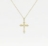 The Daniella Pavé Cross Necklace