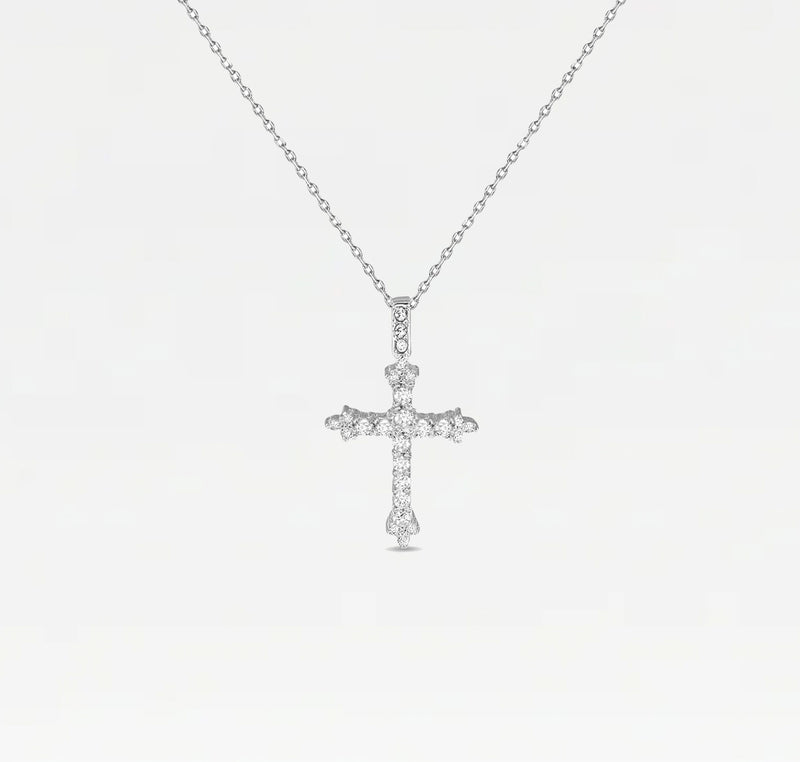 The Daniella Pavé Cross Necklace