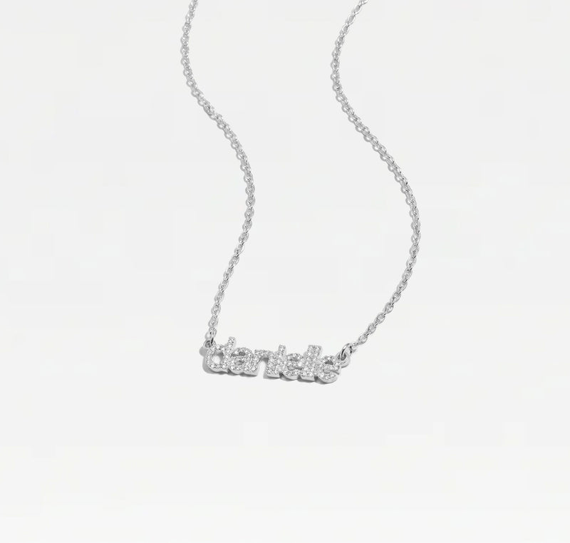 The Block Nameplate Lowercase