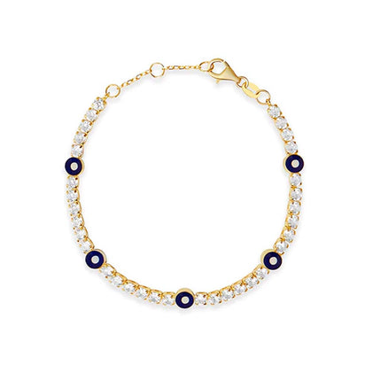 THE EVIL EYE TENNIS BRACELET