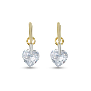 THE HEART DIAMOND EARRINGS