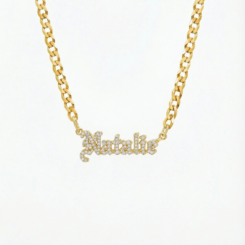 The Gothic Mini Choker Nameplate