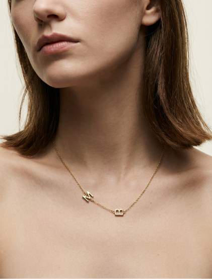 The Two Initial Essential Necklace