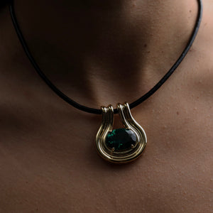 THE ETRA GEM PENDANT NECKLACE