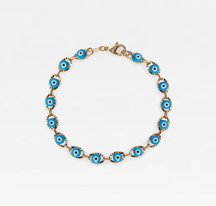 The Light Blue Evil Eye Bracelet