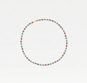 The Full Color Evil Eye Link Necklace