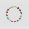 The Multi Color Evil Eye Link Bracelet
