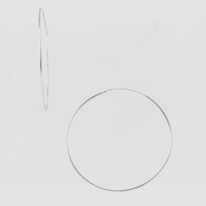 The Extra Large Thin Hoops
