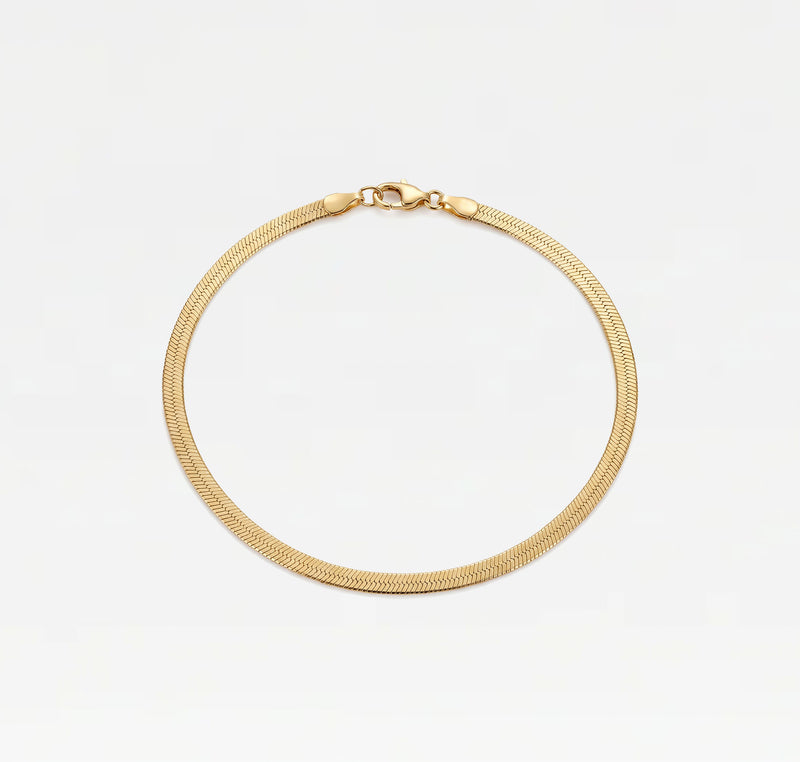 The Flat Chain Anklet