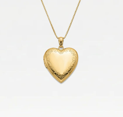 The Floral Heart Photo Locket