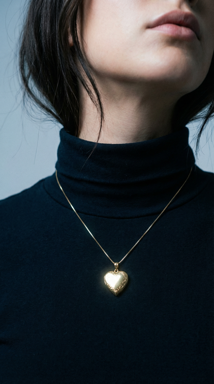 The Floral Heart Photo Locket