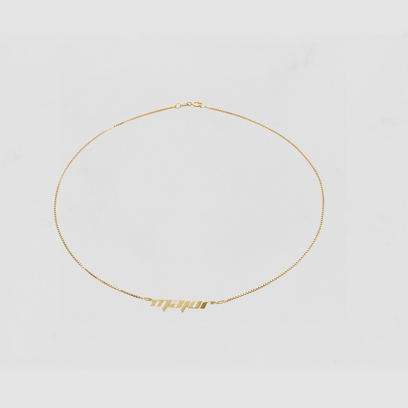 The Frame Nameplate Necklace