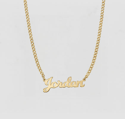 The Script Mini Choker Nameplate