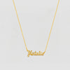 The Gothic Nameplate Necklace