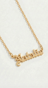 The Gothic Nameplate Necklace