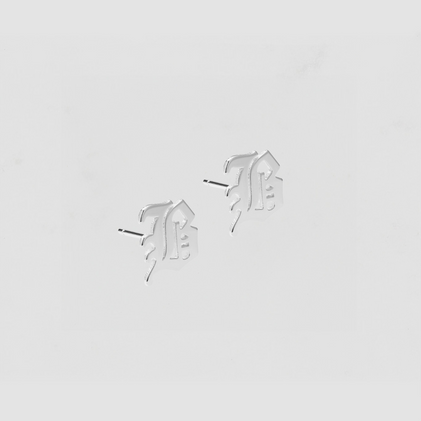 The Gothic Initial Earrings