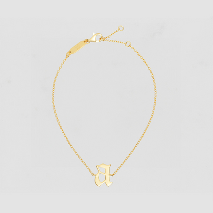 The Gothic Letter Bracelet