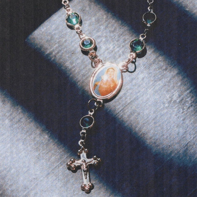 THE EMERALD ROSARY ANKLET