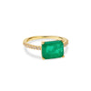 THE GREEN SOLITAIRE EMERALD RING