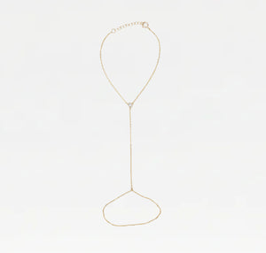 The Single Stone Hand Chain