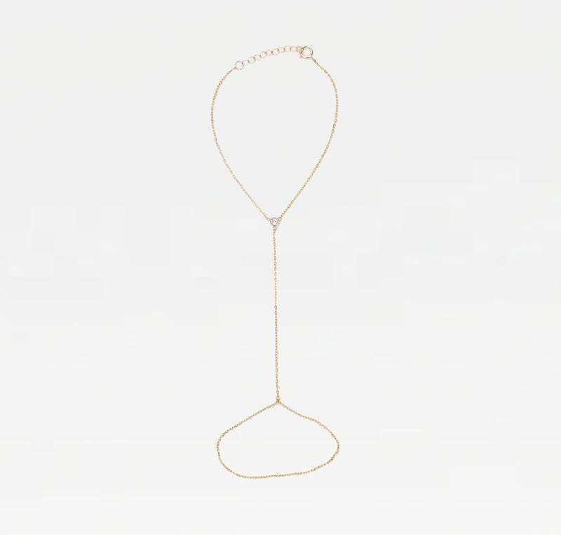 The Single Stone Hand Chain
