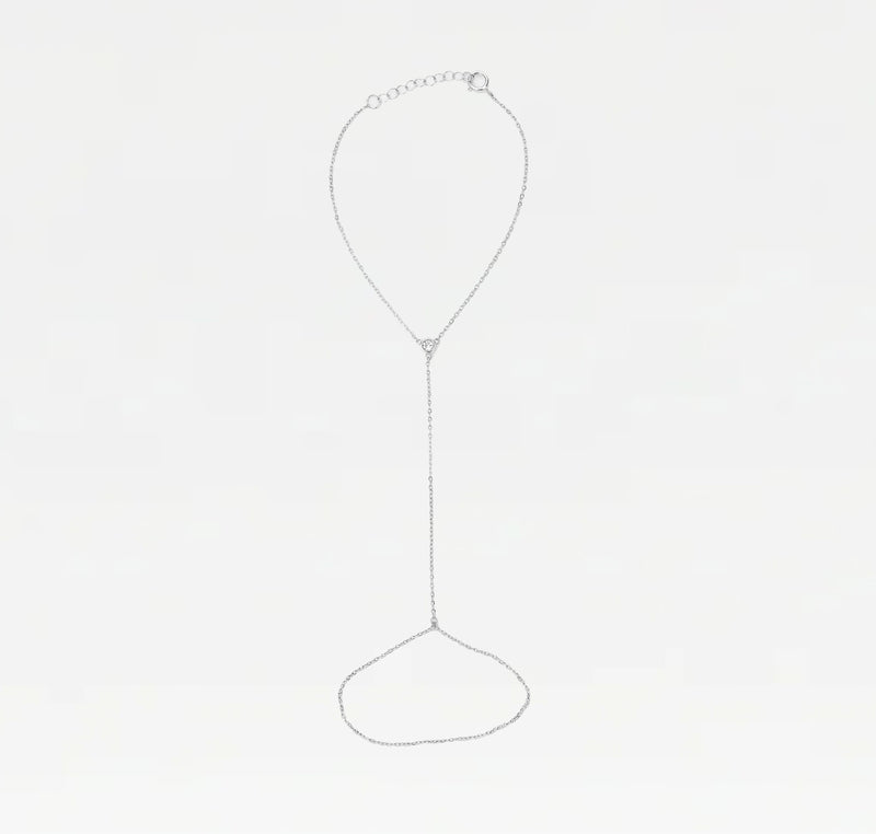 The Single Stone Hand Chain