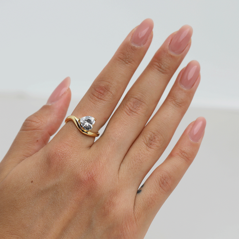 The Heart Stone Friendship Ring (Set of 2)