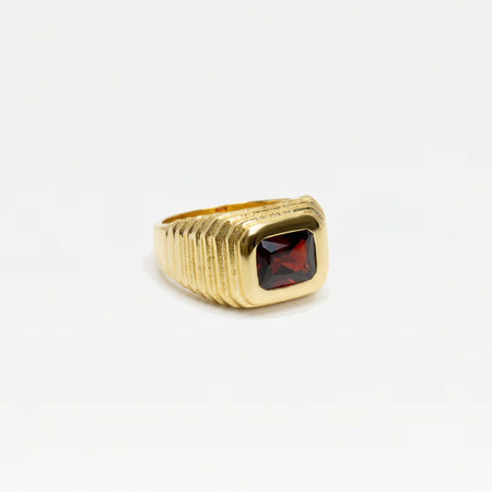 The ruby red heirloom ring