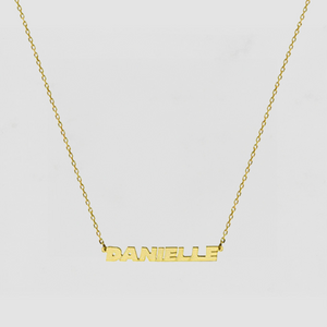 The Hills Block Nameplate Uppercase