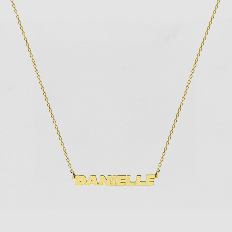 The Hills Block Nameplate Uppercase