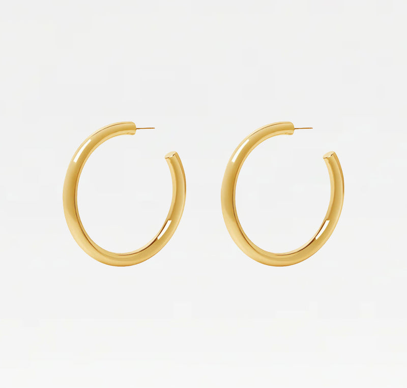 The Thick Hoop Earrings