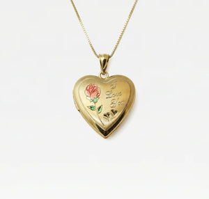 The I Love You Rose Photo Locket