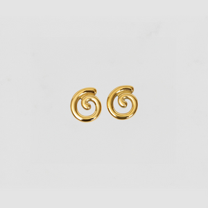The Isla Spiral Stud Earrings