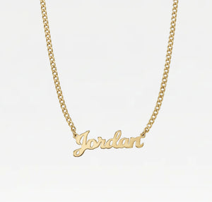 The Script Mini Choker Nameplate