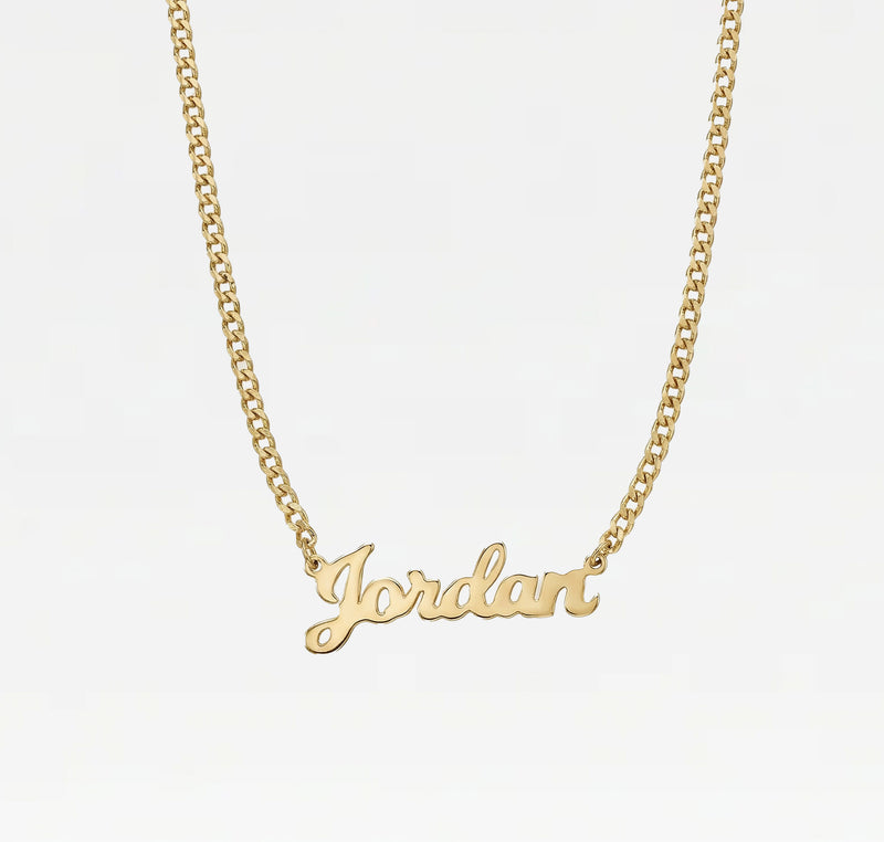The Script Mini Choker Nameplate