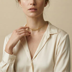 The Gothic Mini Choker Nameplate