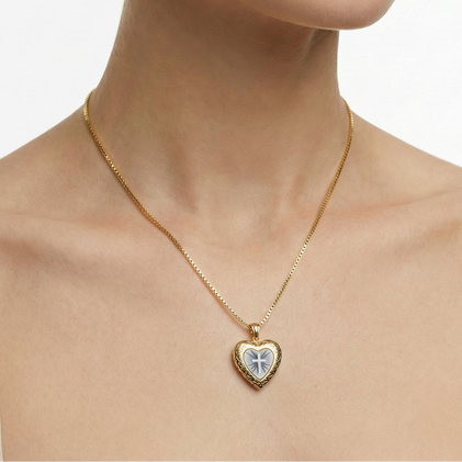 The Blue Cross Photo Locket