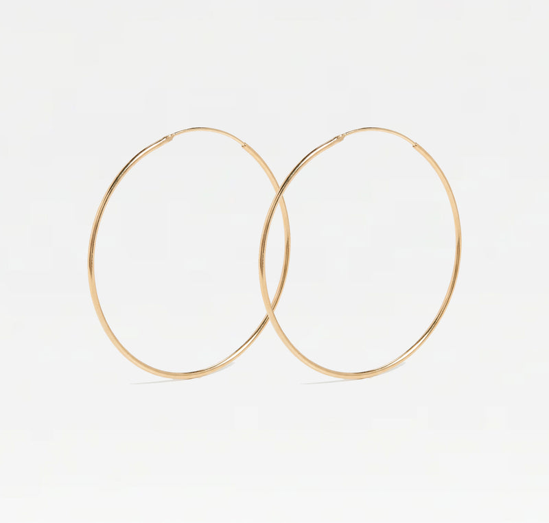 The Extra Large Thin Hoops