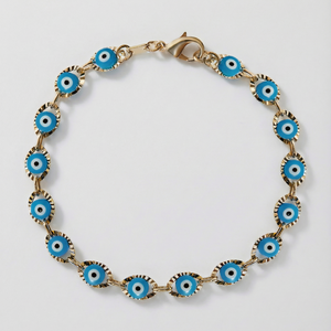 The Light Blue Evil Eye Bracelet