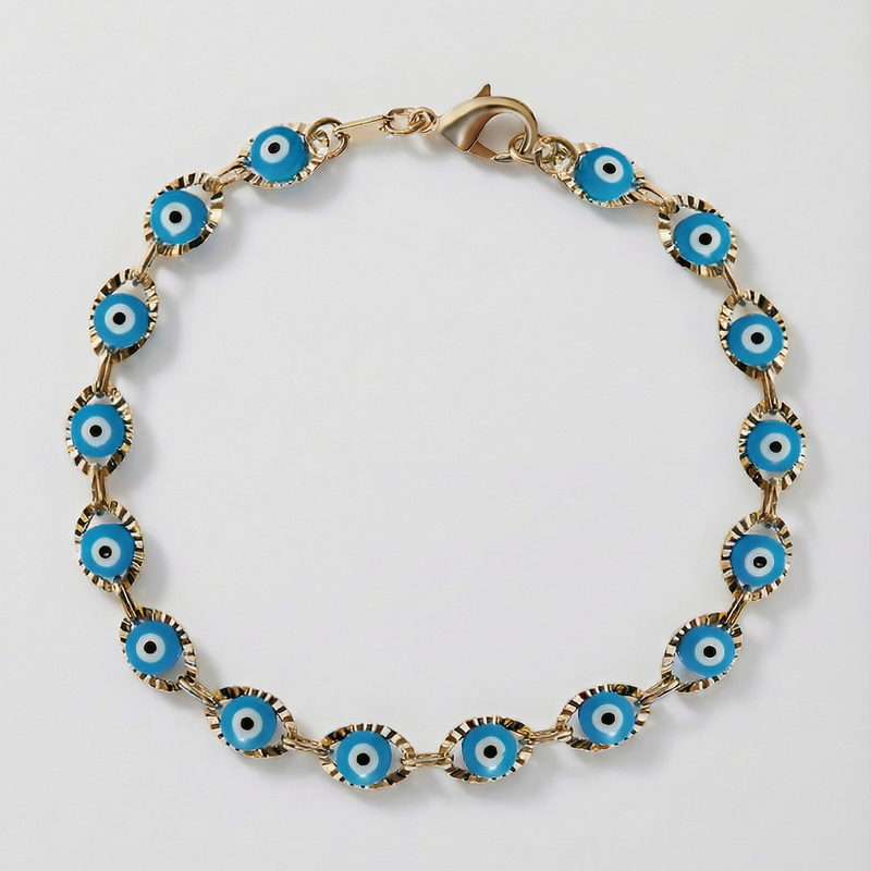 The Light Blue Evil Eye Bracelet