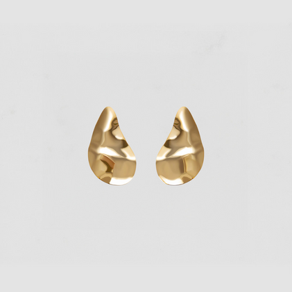 The Luna Hammered Earrings