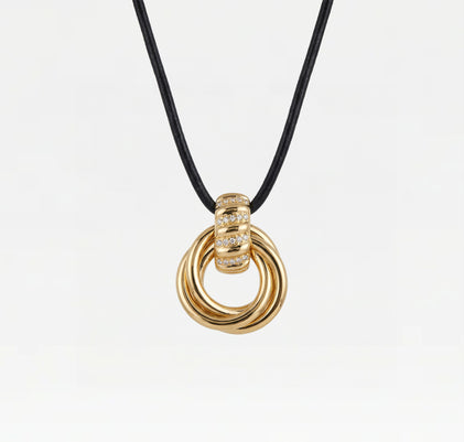 THE MARGAUX STONE KNOT NECKLACE