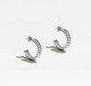THE MARGAUX MINI SILVER HOOPS