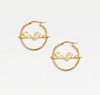 The Mini Script Nameplate Hoops