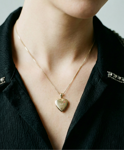 The Mom Mini Rose Photo Locket