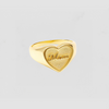 The Mom Heart Signet Ring