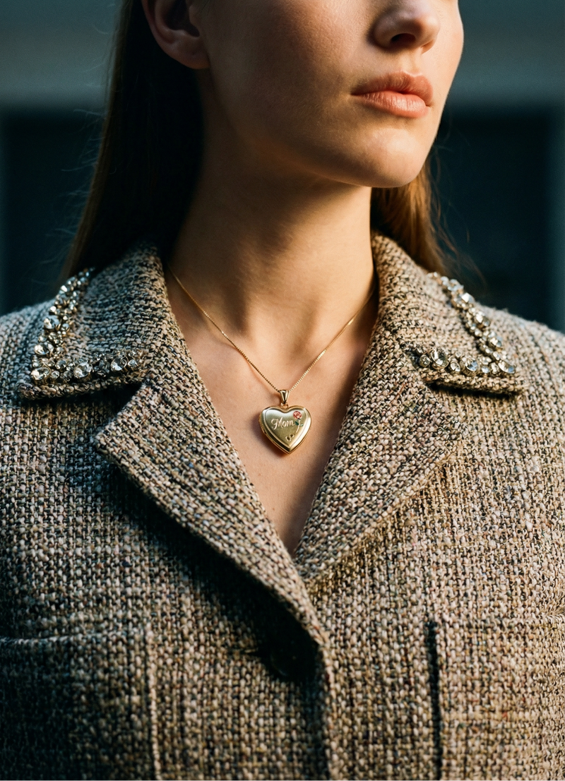 The Mom Rose Photo Locket