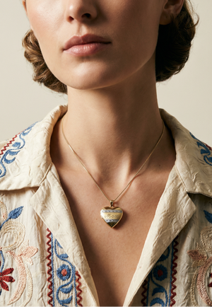 The Mom Two Tone Photo Locket