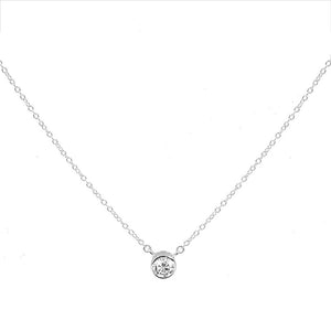 THE SOLITAIRE BEZEL CHOKER